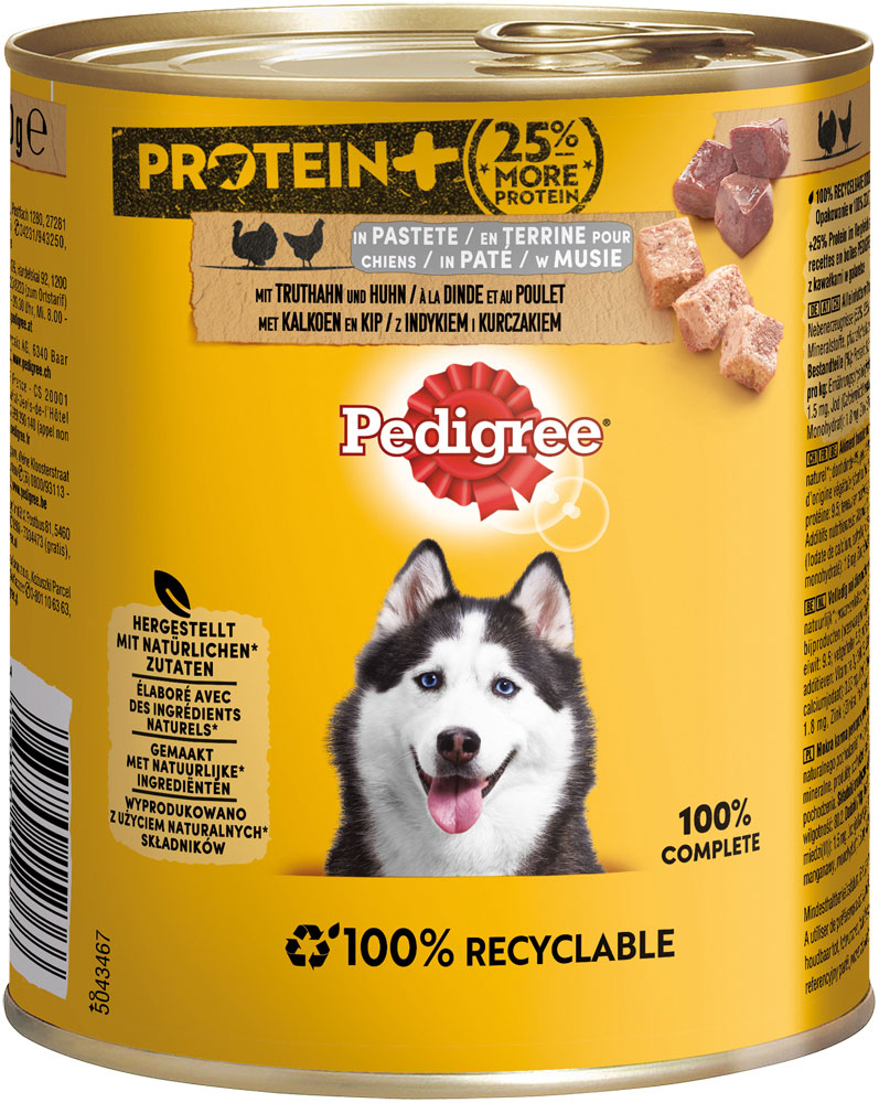 Pastete mit Truthahn & Huhn + Protein