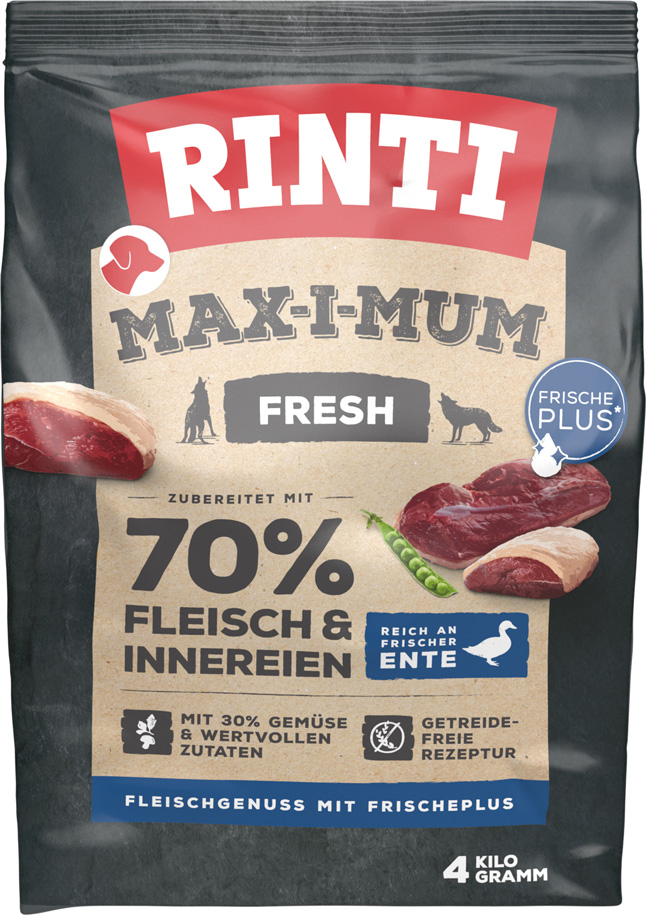 Rinti - Max-i-mum mit Ente - 2 x 4 kg - 1