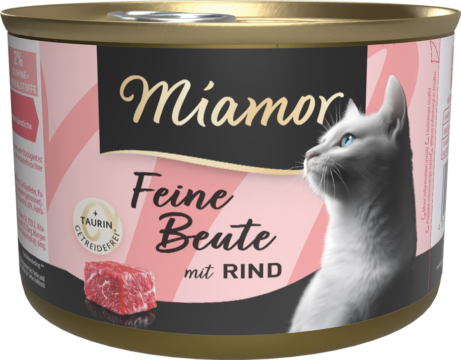 Miamor - Feine Beute Rind - 12 x 185g - 1
