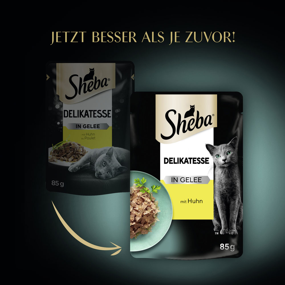 Sheba - Delicatesse in Gelee mit Huhn - 28 x 85 g - 4