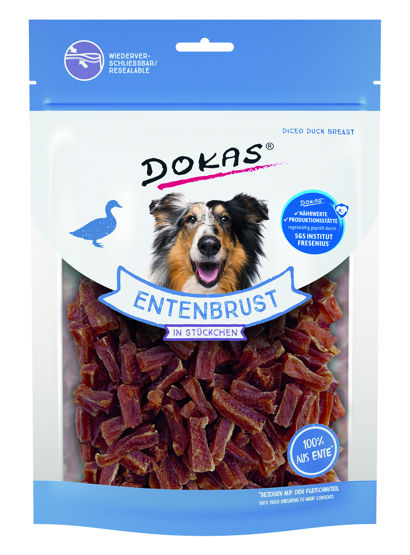 Entenbrust in Stücken