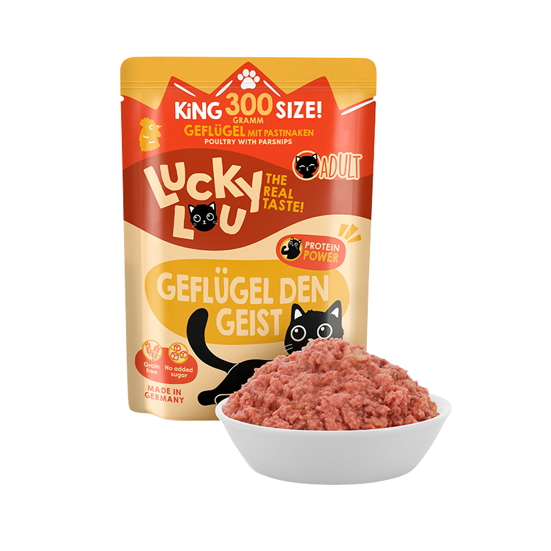 Lucky Lou - Adult Geflügel - 6 x 300g - 3
