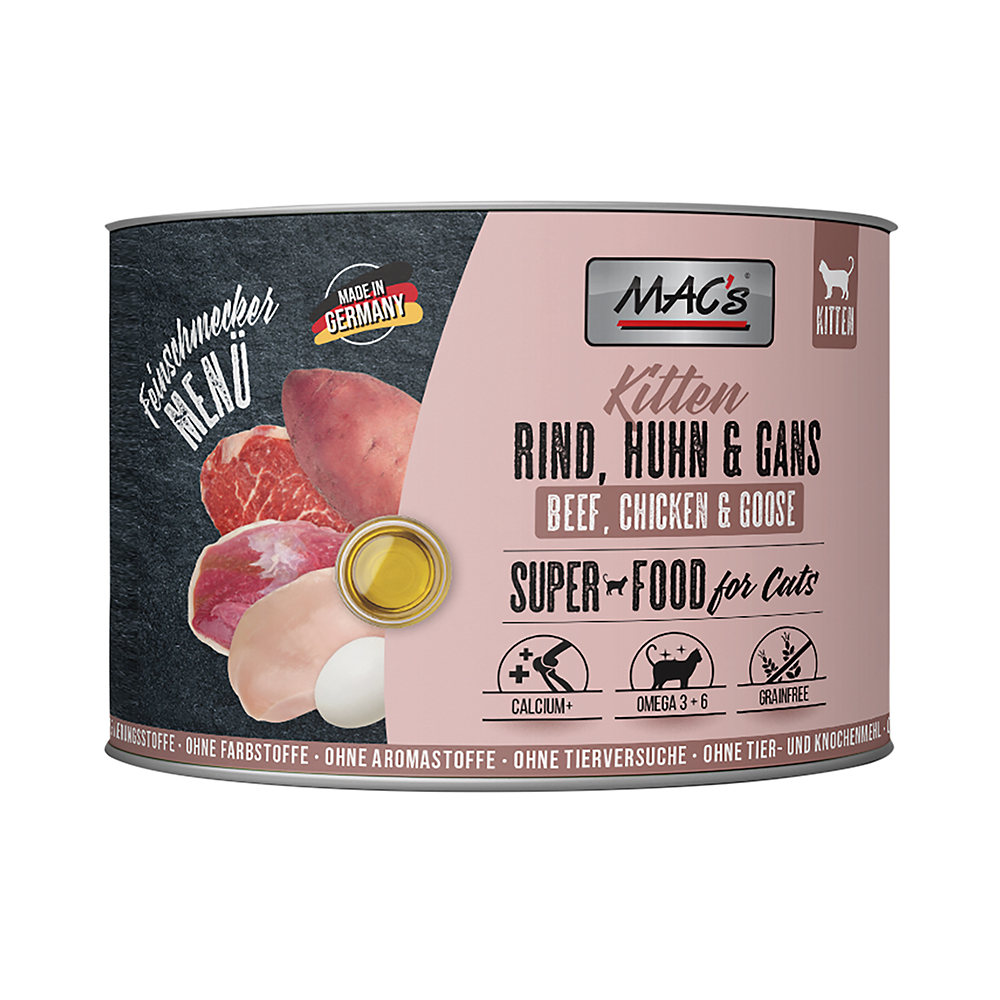 CAT Feinschmecker Kitten Rind, Huhn & Gans