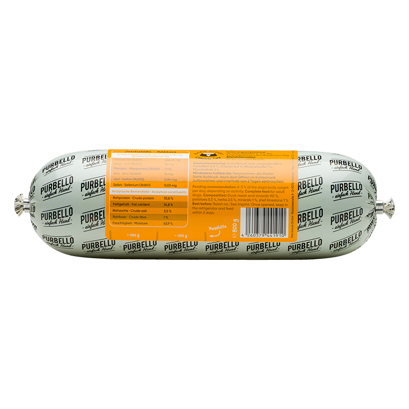 Purbello - Hunderolle mit Ente - 1 x 800g - 2