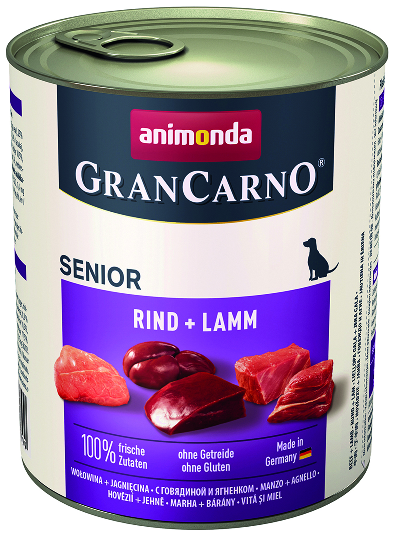 Animonda Gran Carno - Original Senior mit Rind + Putenherzen - 6 x 800 g - 1