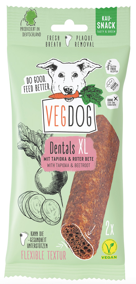 Vegdog - Vegdog Dentals XL - 12 x 100g - 1