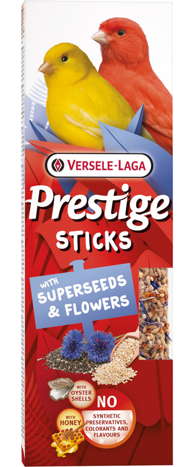 Prestige Sticks Kanarien mit Supersaaten & Blüten Prestige Sticks Kanarien mit Supersaaten & Blüten