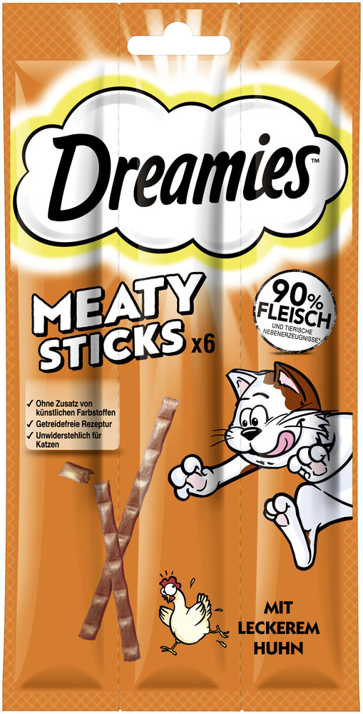 Meaty Sticks 6 Pack mit Huhn