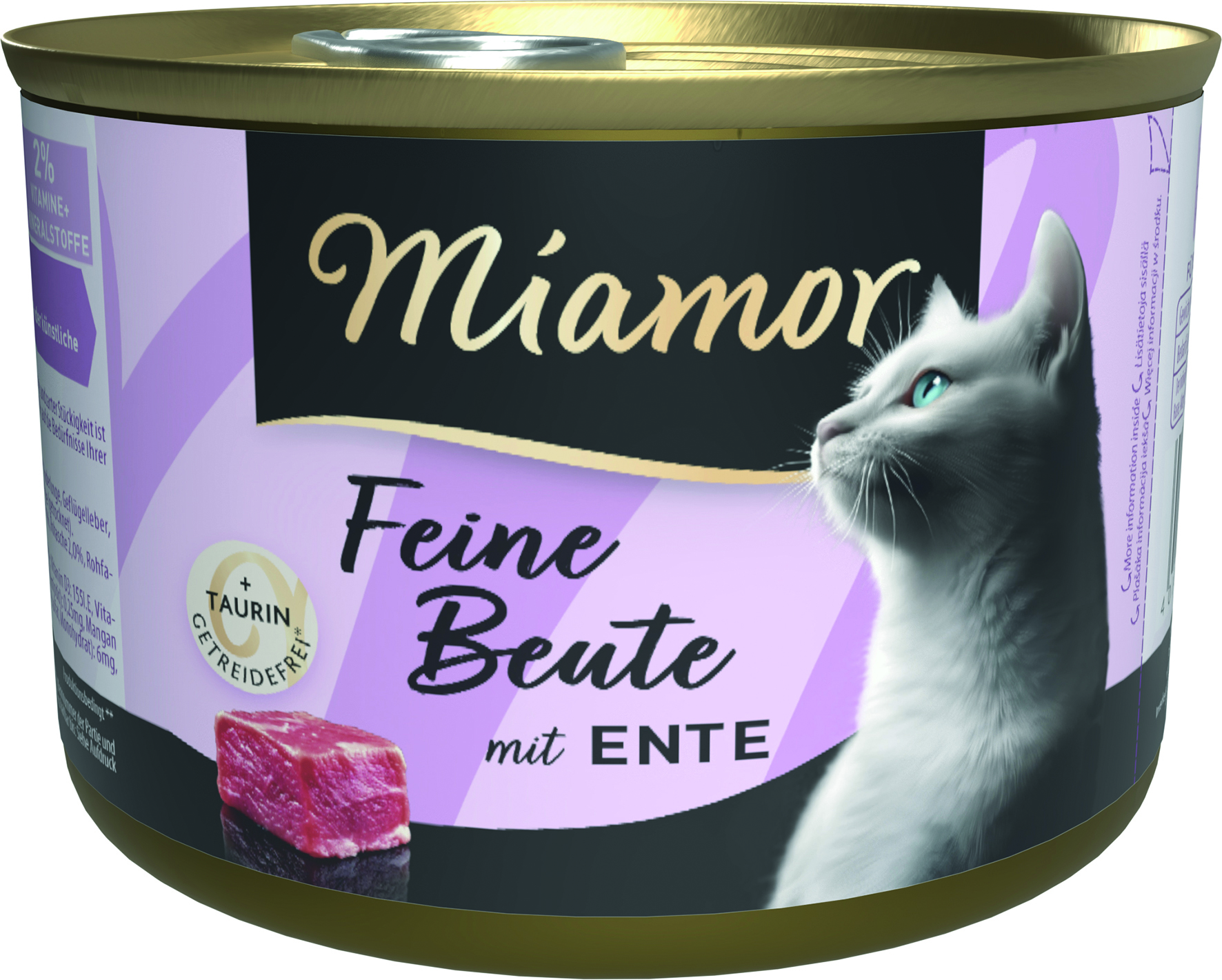Miamor - Feine Beute Ente - 12 x 185 g - 1