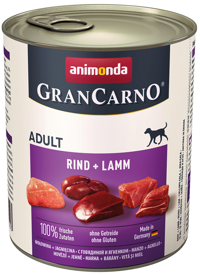 Animonda Gran Carno - Original Adult Rind + Lamm - 6 x 800g - 1