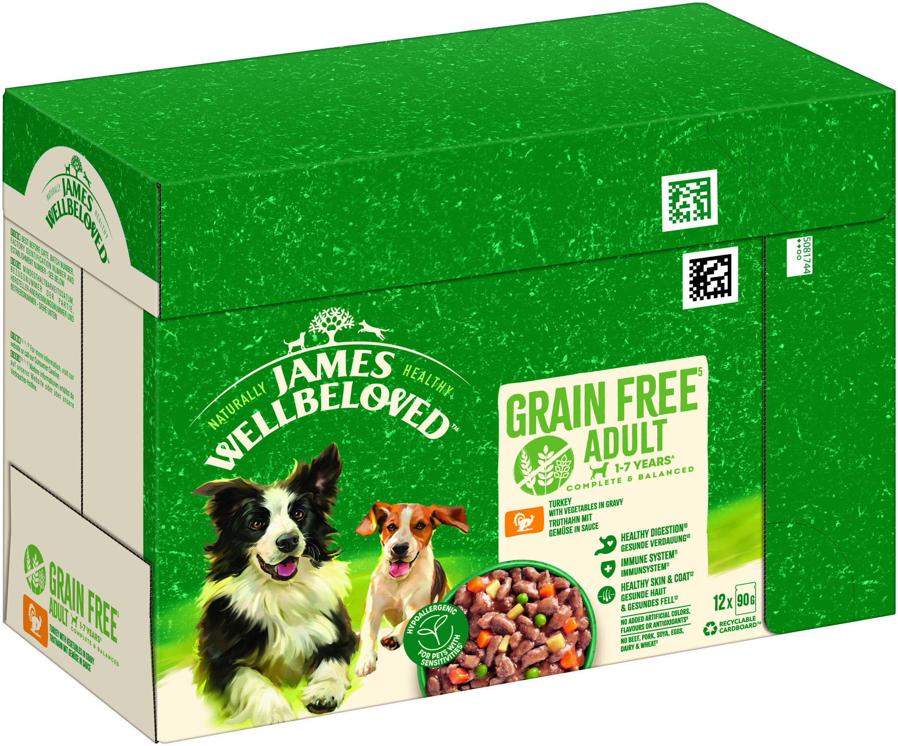 Grain Free Truthahn mit Gemüse in Sauce