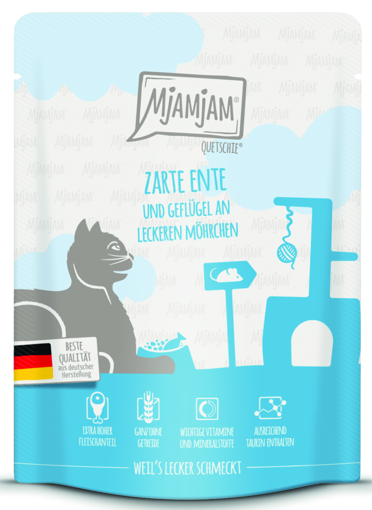 MjAMjAM - zarte Ente & Geflügel an leckeren Möhrchen - 6 x 300 g - 1