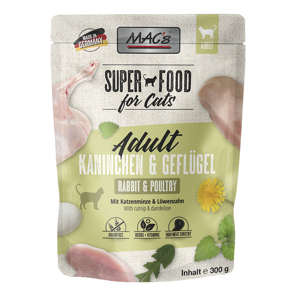 MAC´s Cat Pouch Kaninchen & Geflügel