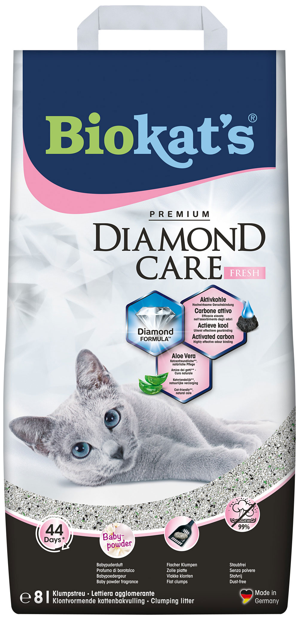 Biokats - Premium Diamond Care Fresh - 1 x 8 Liter - 1