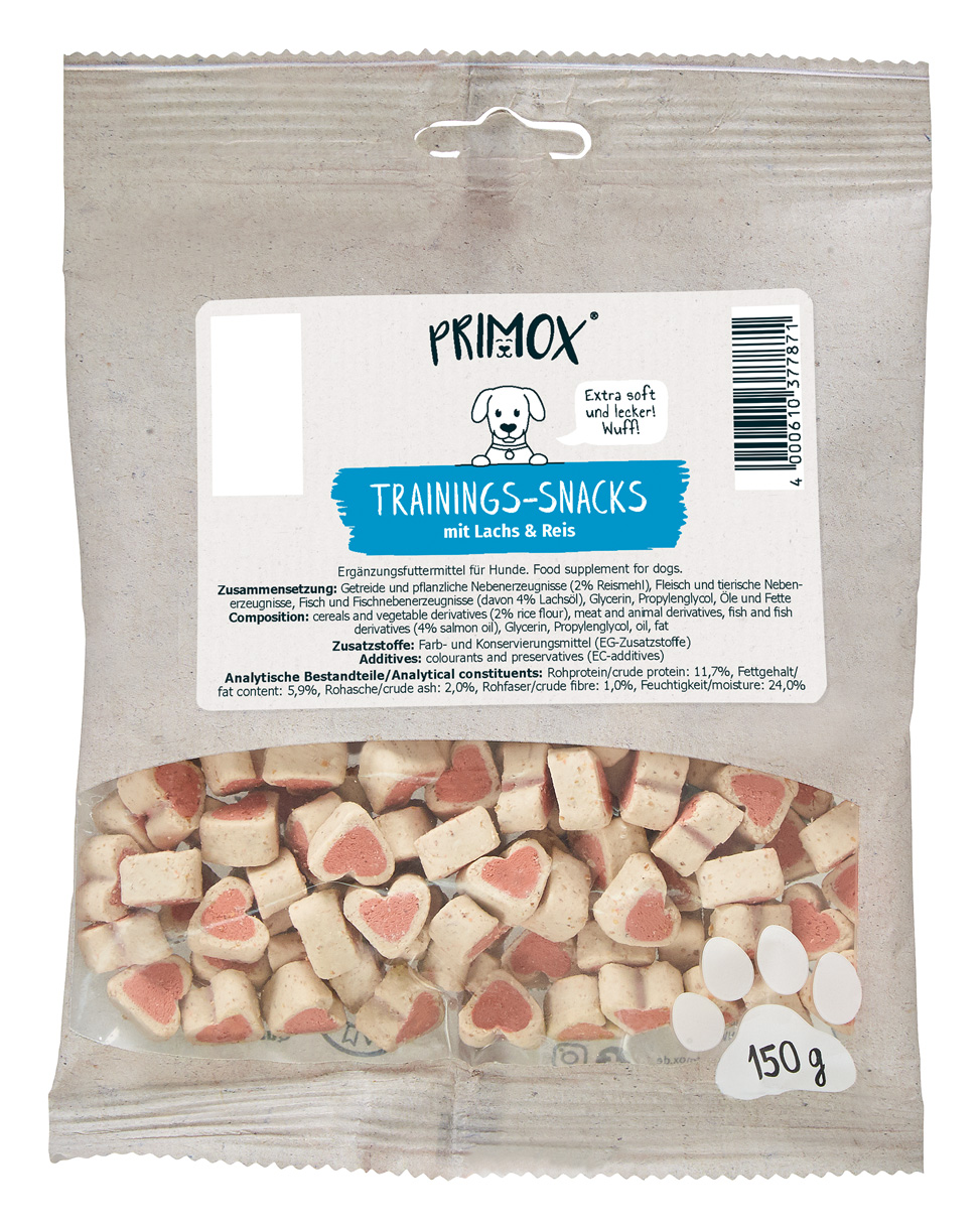 Primox - Trainingssnack mit Lachs & Reis 150g - 1