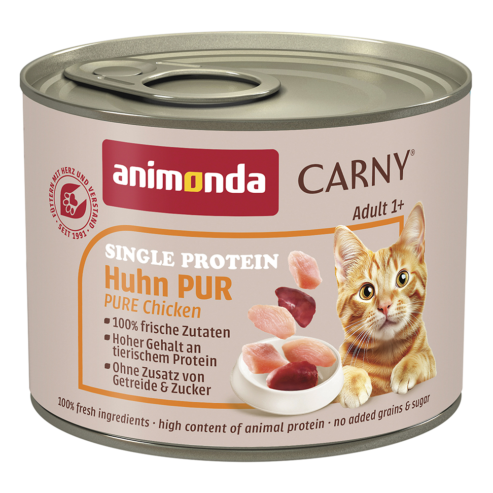 Animonda Carny - Single Protein Huhn pur - 6 x 200 g - 1