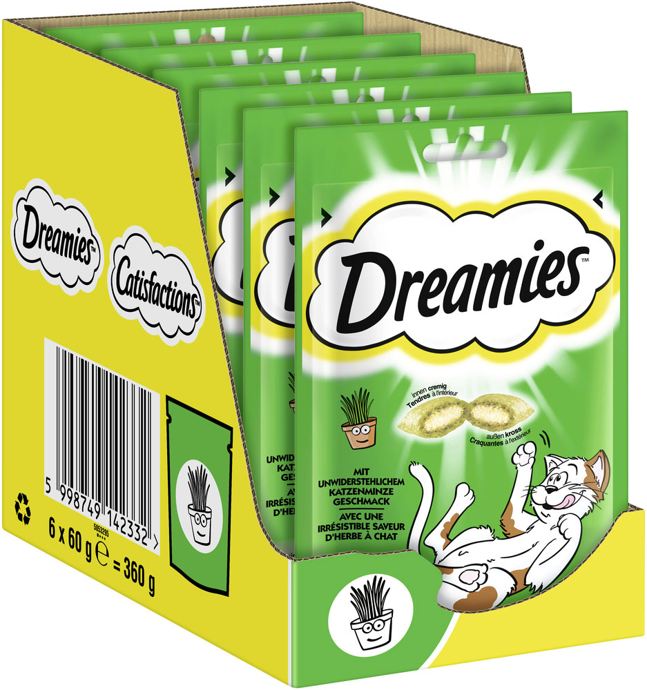 Dreamies - mit Katzenminze - 1 x 60g - 2