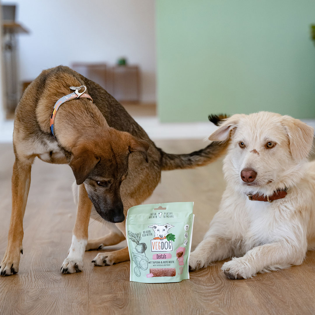 Vegdog - Dentals mit Tapioka & Roter Beete - 1 x 120 g - 2