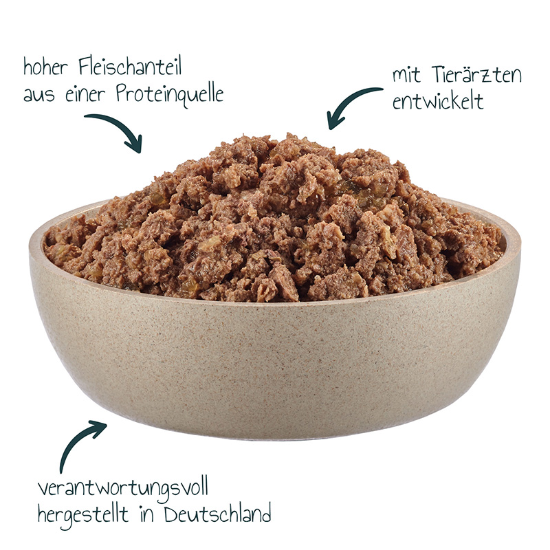 Primox - Hunde Nassfutter Pferd PUR 6 x 400G - 6 x 400 g - 3