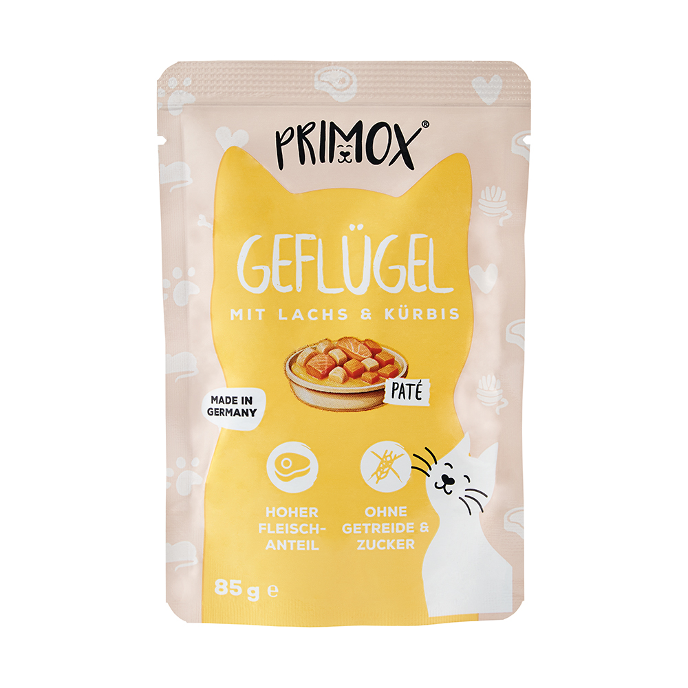 Katzennassfutter Geflügel 85g Pouch