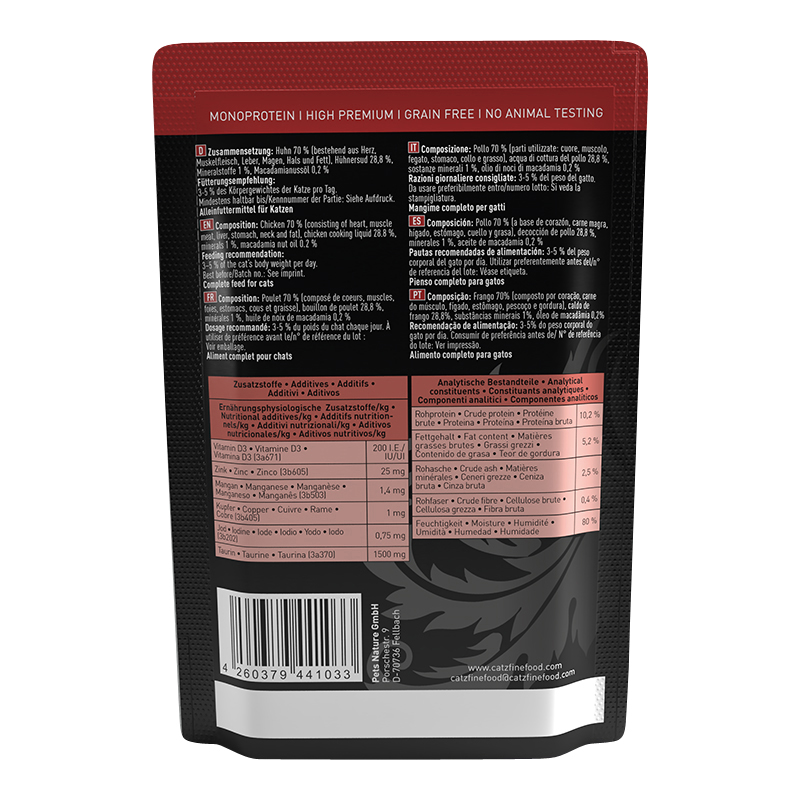 Catz Finefood - Purrrr No. 103 Huhn - 16 x 85g - 2