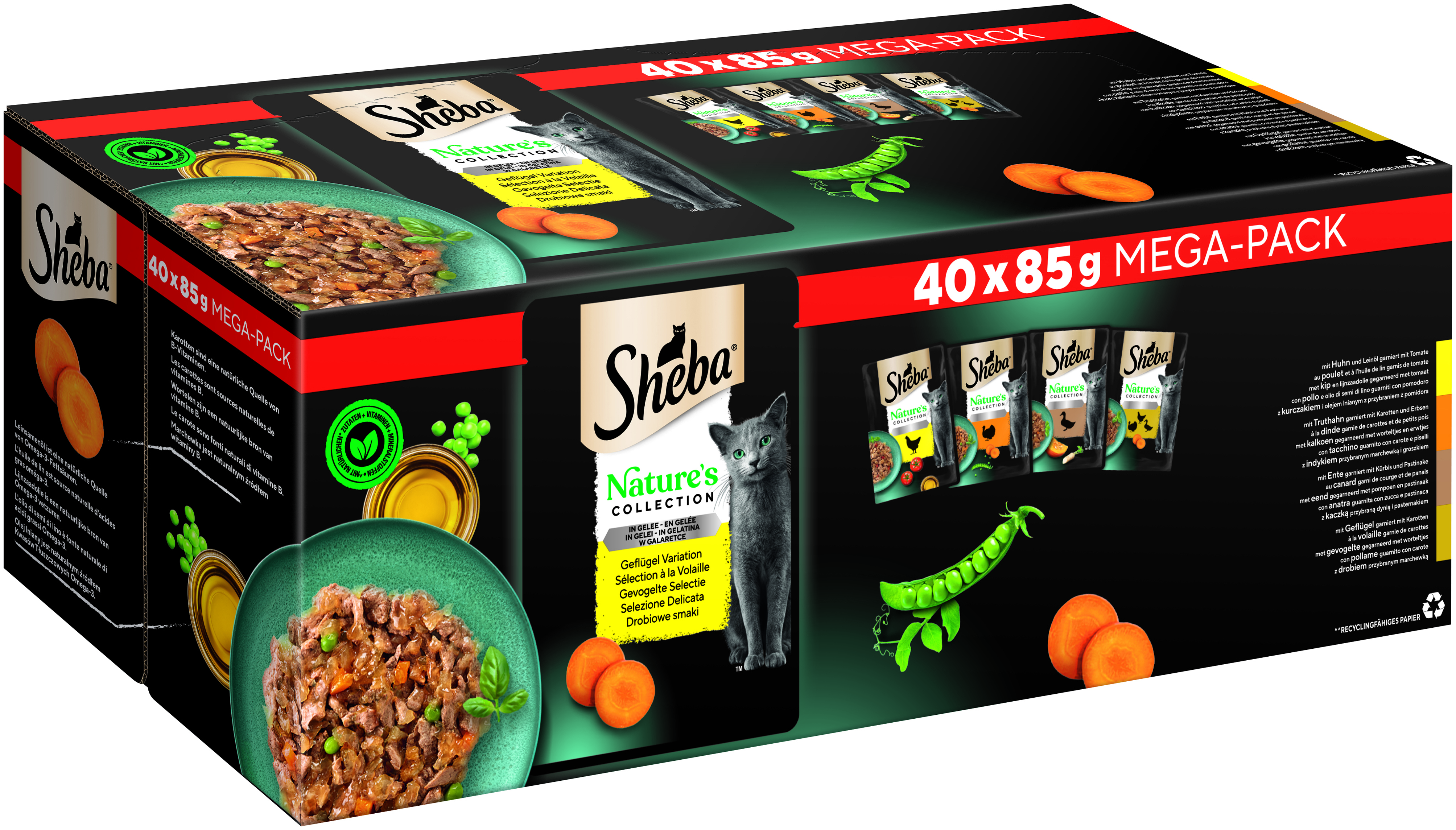 Portionsbeutel Natures Collection in Gelee Geflügel