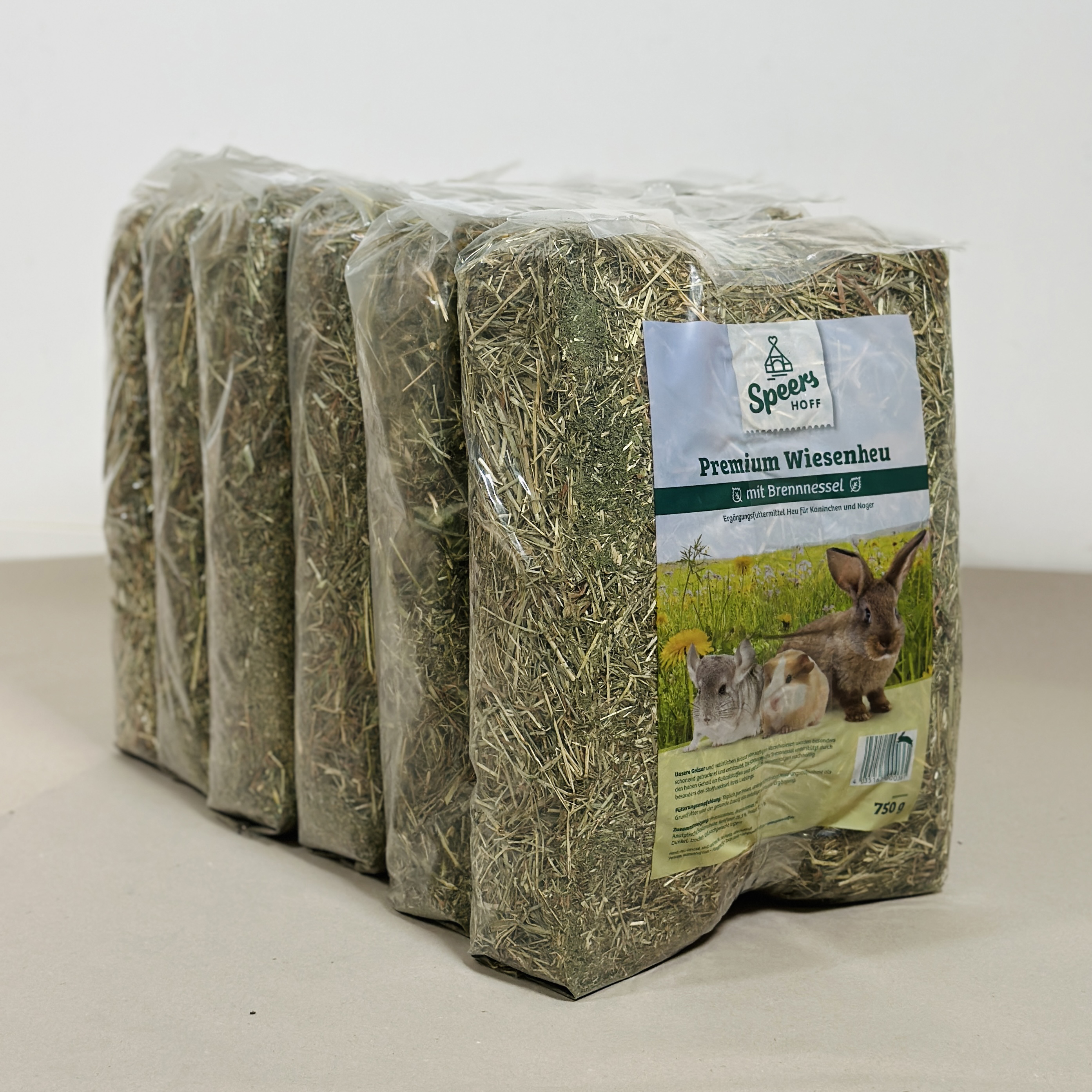 Speers/Marschhof - Premiumheu mit Brennessel - 1 x 750 g - 2