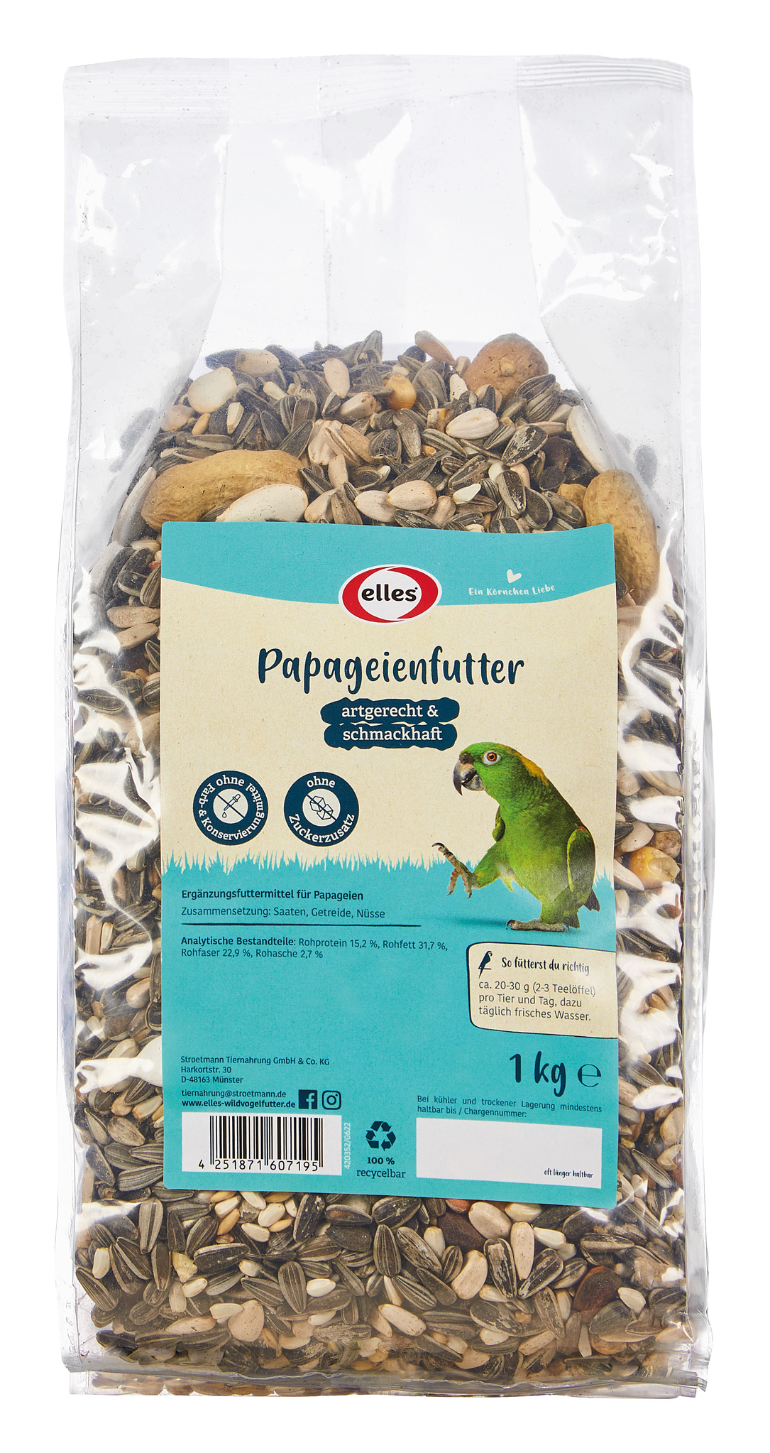 Papageienfutter 1kg