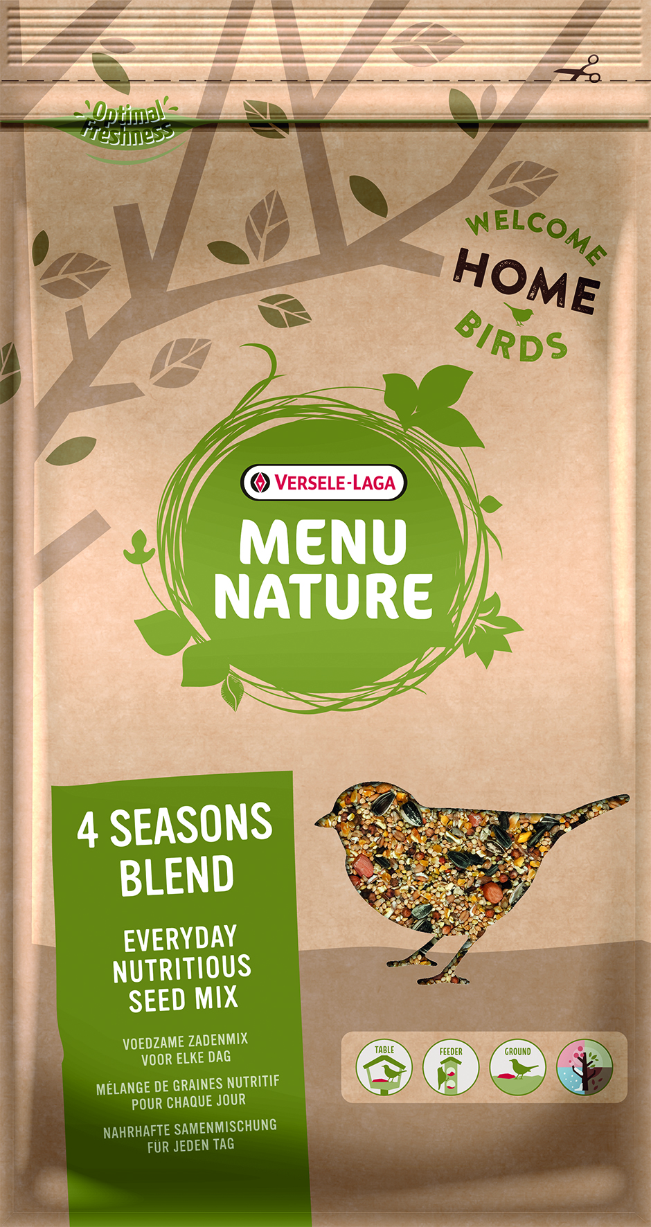 Versele-Laga - Menu Nature 4 Seasons Blend - 1 x 4 kg - 1