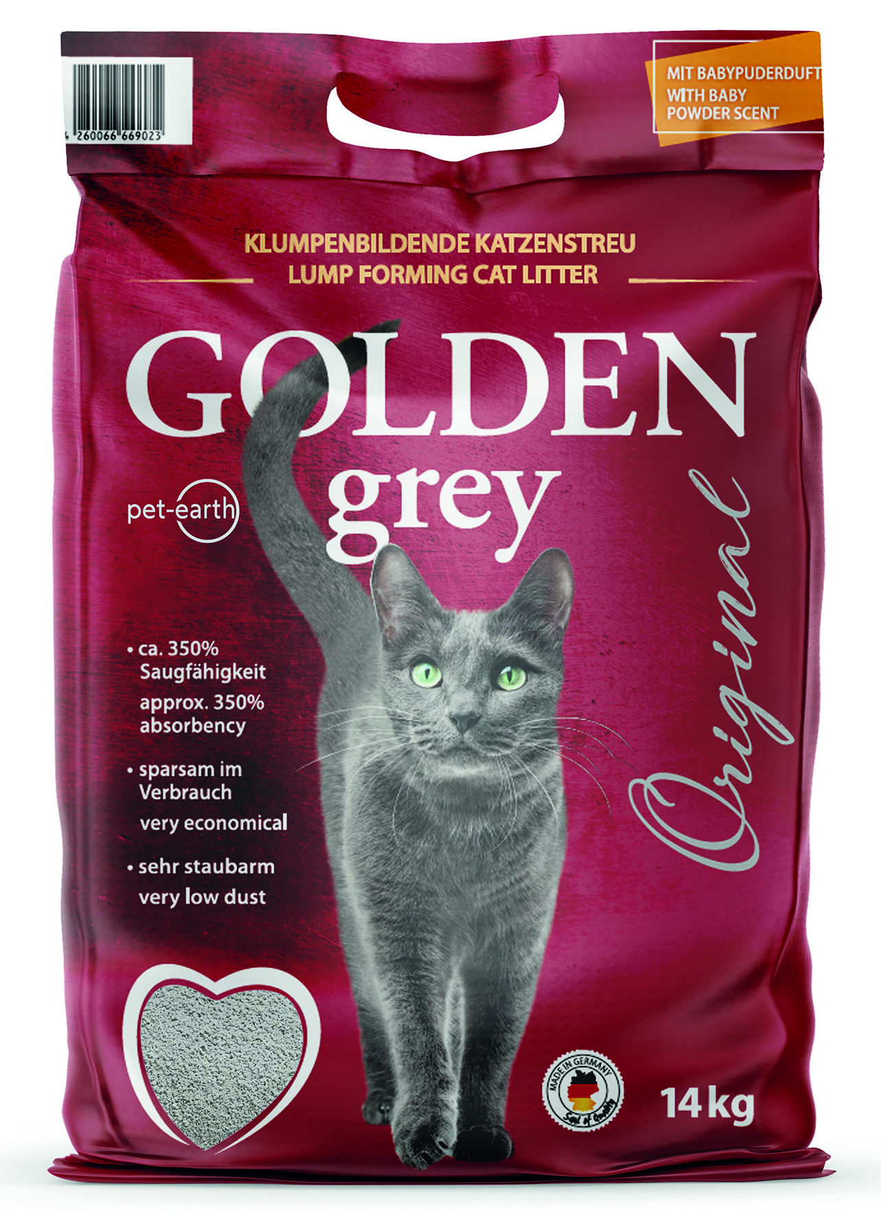 Golden Grey Original Katzenstreu