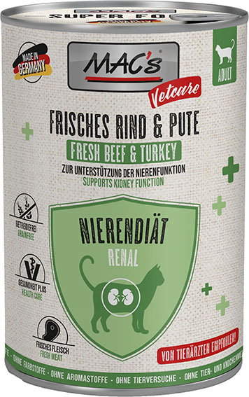 CAT Vetcare Nierendiät Rind & Pute