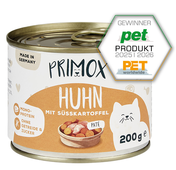 Katzenfutter Huhn mit Süßkartoffel 6x200g