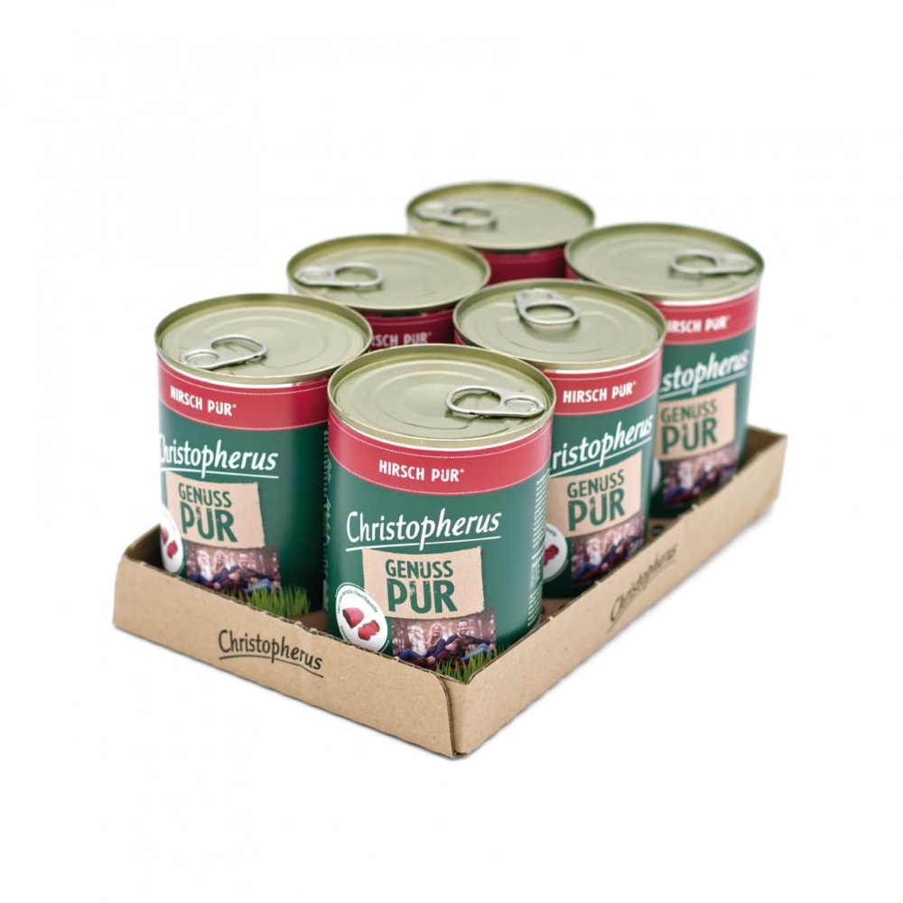 Allco Christopherus - Pur Hirsch - 6 x 400g - 2
