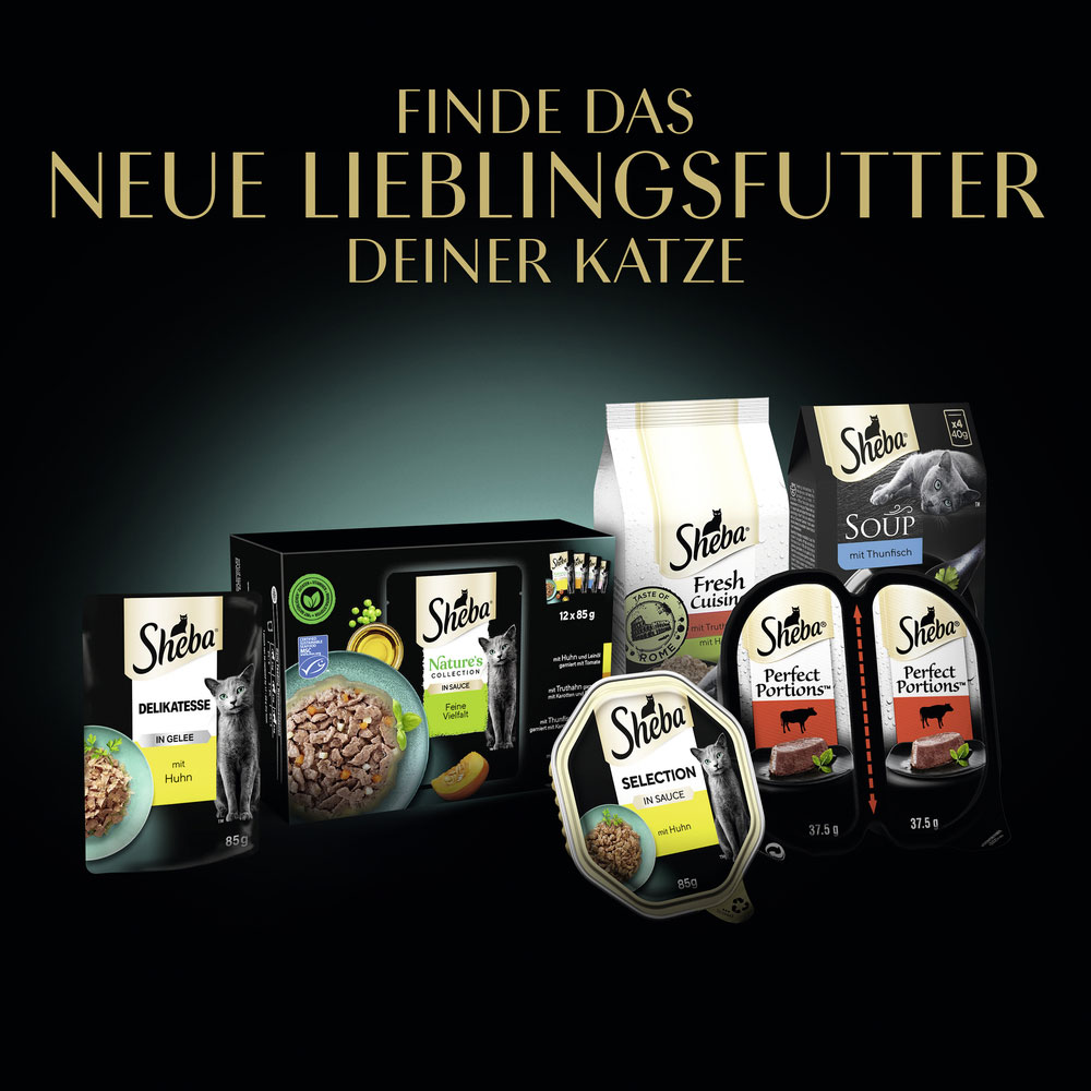 Sheba - Creamy Snack mit Lachs - 1 x 4X12g - 4