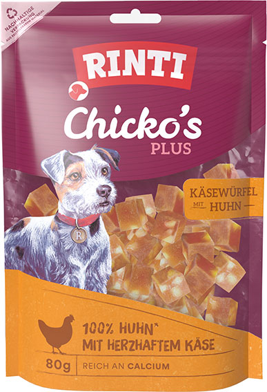 Rinti - Extra Chicko Plus Käsewürfel Rinti - Extra Chicko Plus Käsewürfel