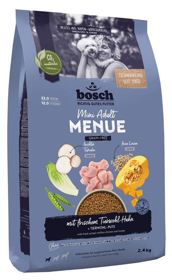 HPC MENUE Mini Adult mit Tierwohl Huhn getreidefrei