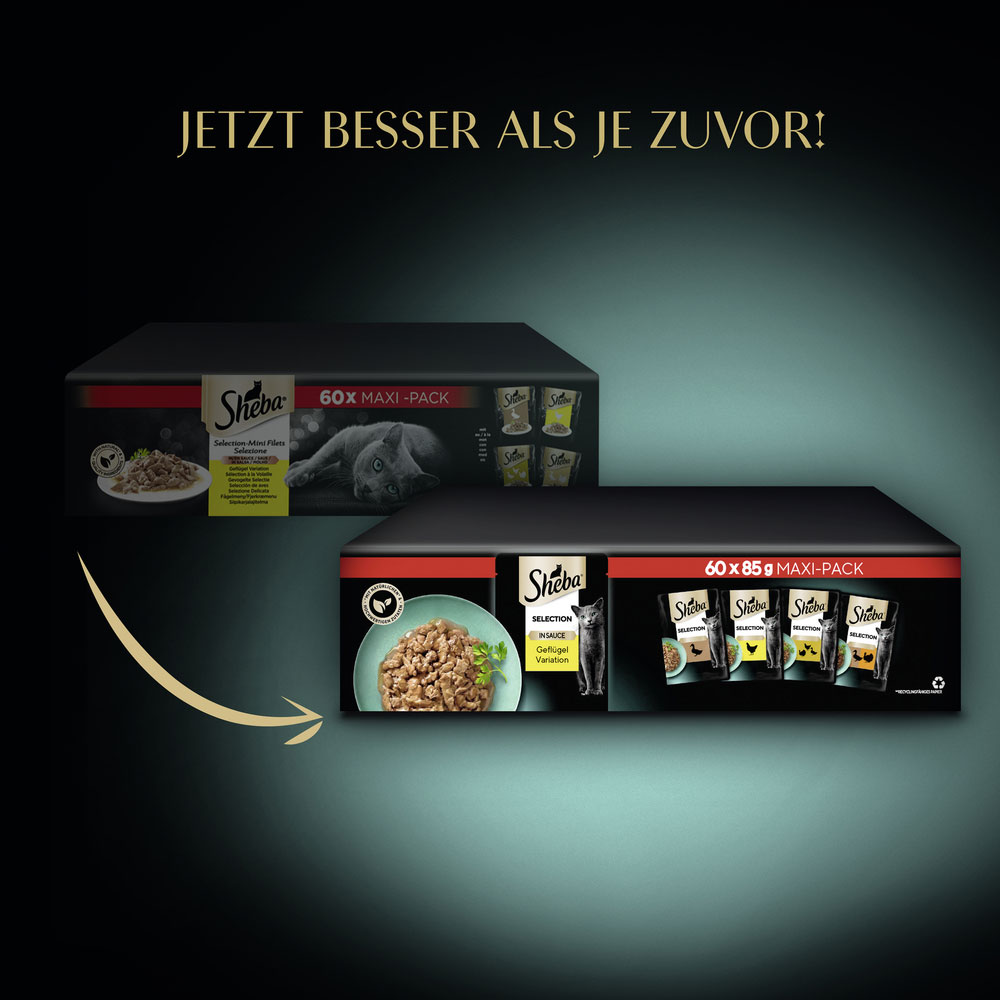 Sheba - Multipack Geflügelauswahl - 1 x 5.1 kg - 4