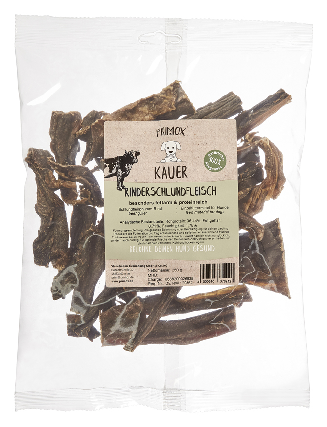 Primox - Rinderschlundfleisch 250g Primox - Rinderschlundfleisch 250g