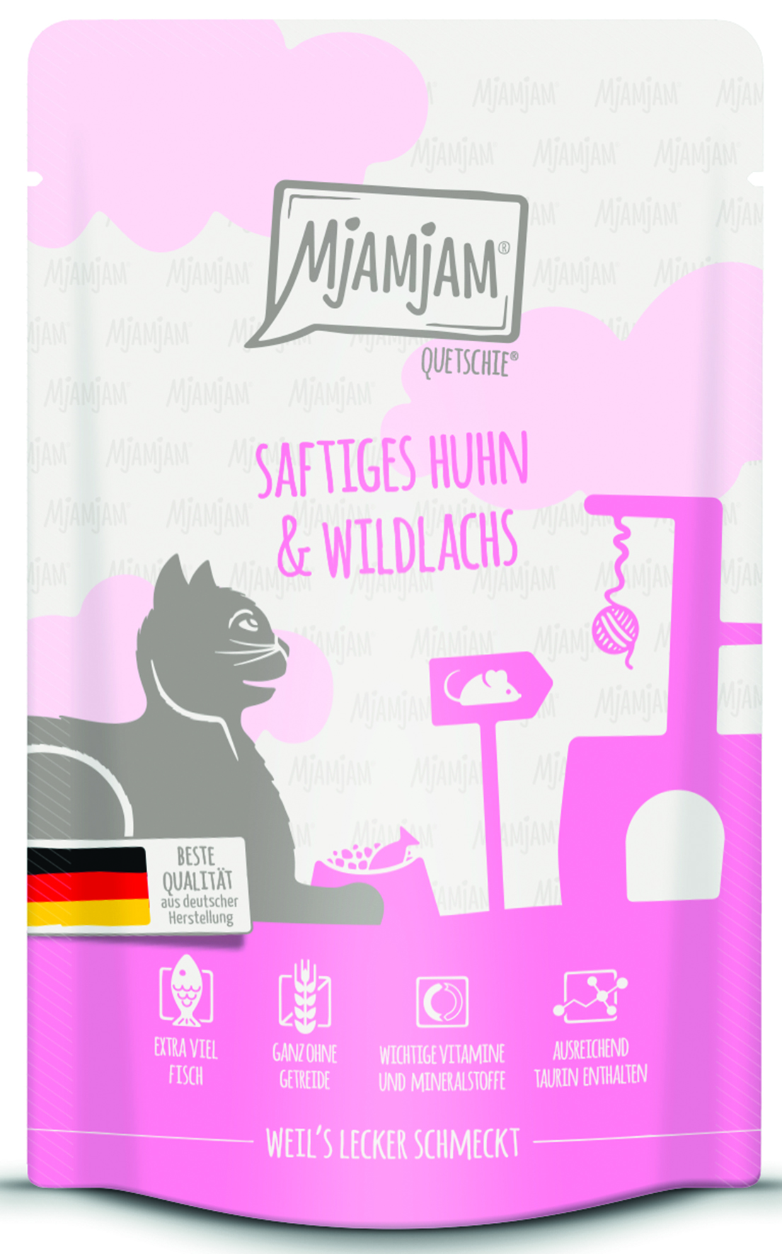 saftiges Huhn und Wildlachs