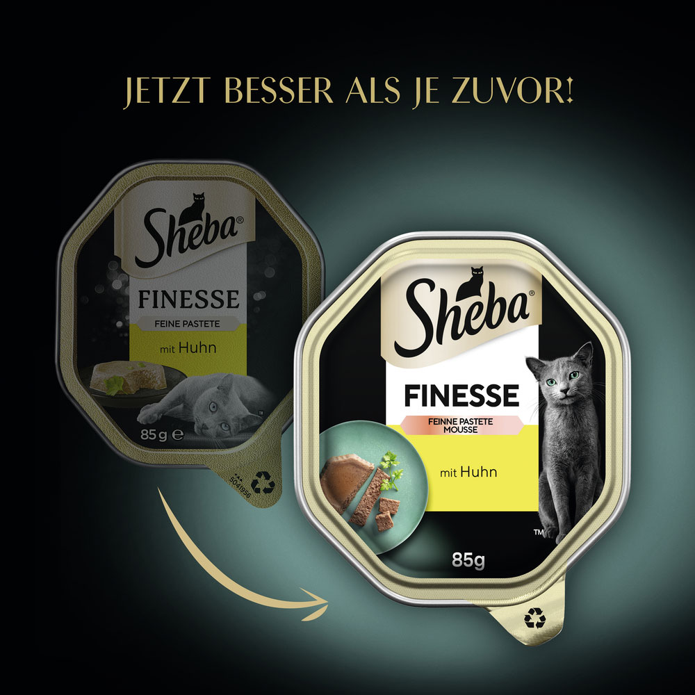Sheba - Finesse Feine Pastete mit Huhn - 22 x 85g - 4