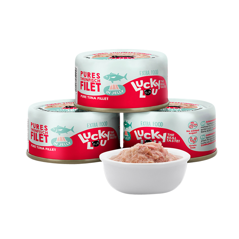 Lucky Lou - Thunfischfilet in Jelly - 18 x 0 g - 4