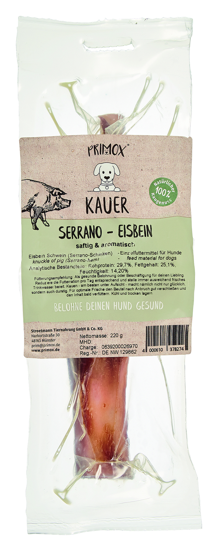 Primox - Serrano-Eisbein 220g - 8 x 0.22 kg - 2