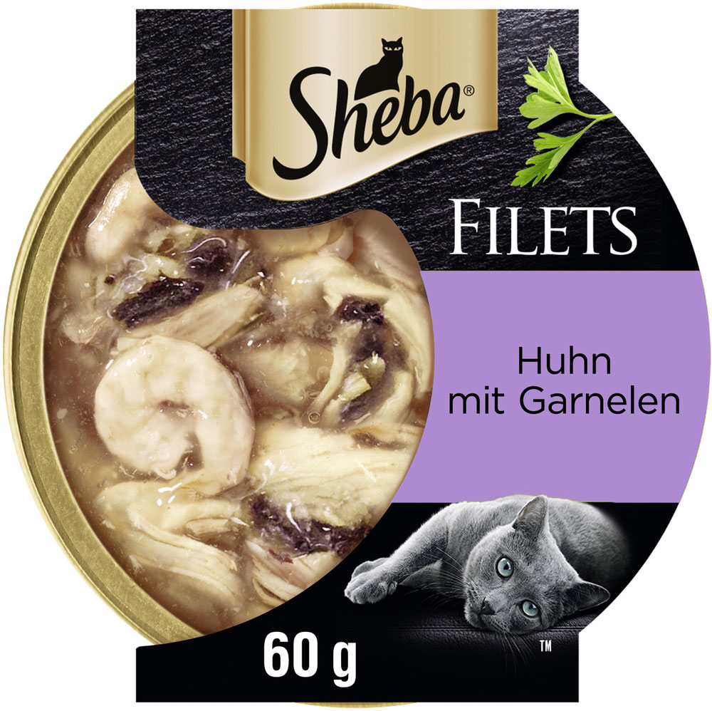 Sheba - Filets mit Huhn & Garnelen - 16 x 60g - 2