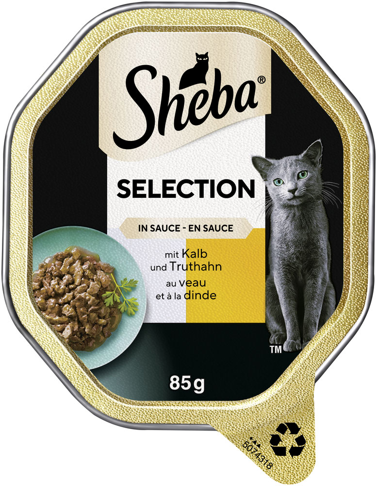 Selection in Sauce mit Kalb und Truthahn