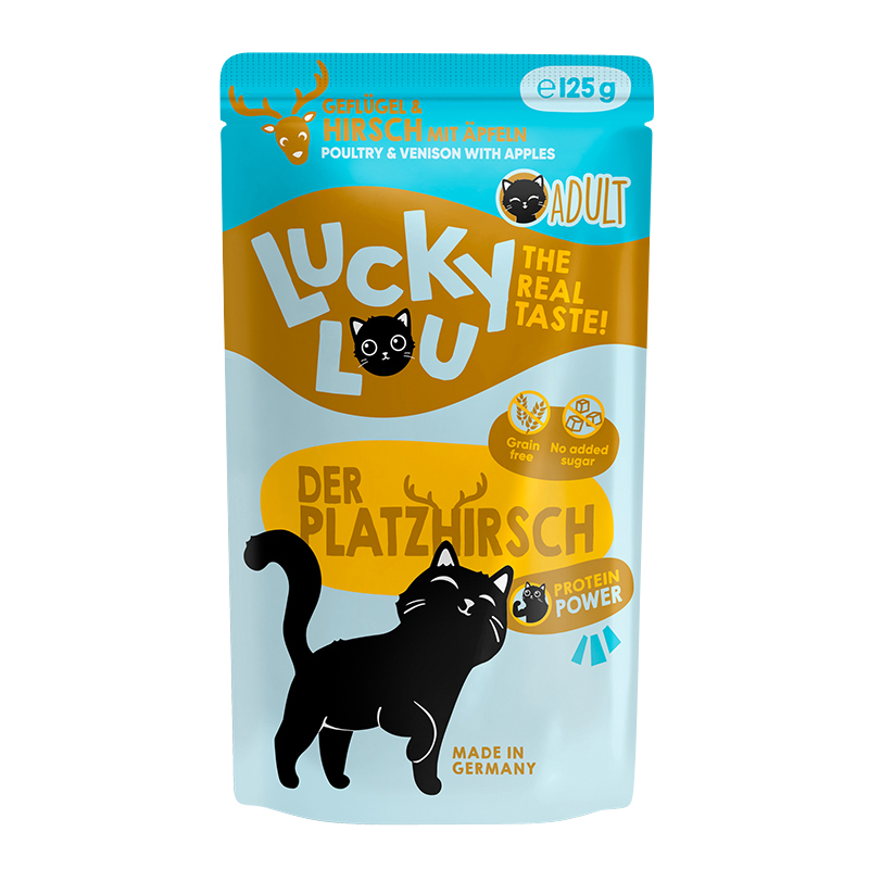 Lucky Lou - Geflügel & Hirsch - 16 x 125 g - 1