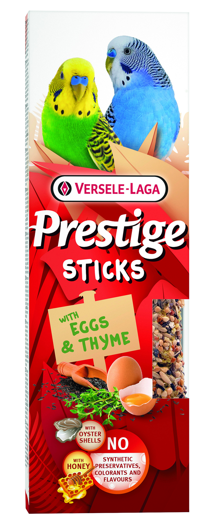 Prestige Sticks Kleinsittiche mit Eiern & Thymian