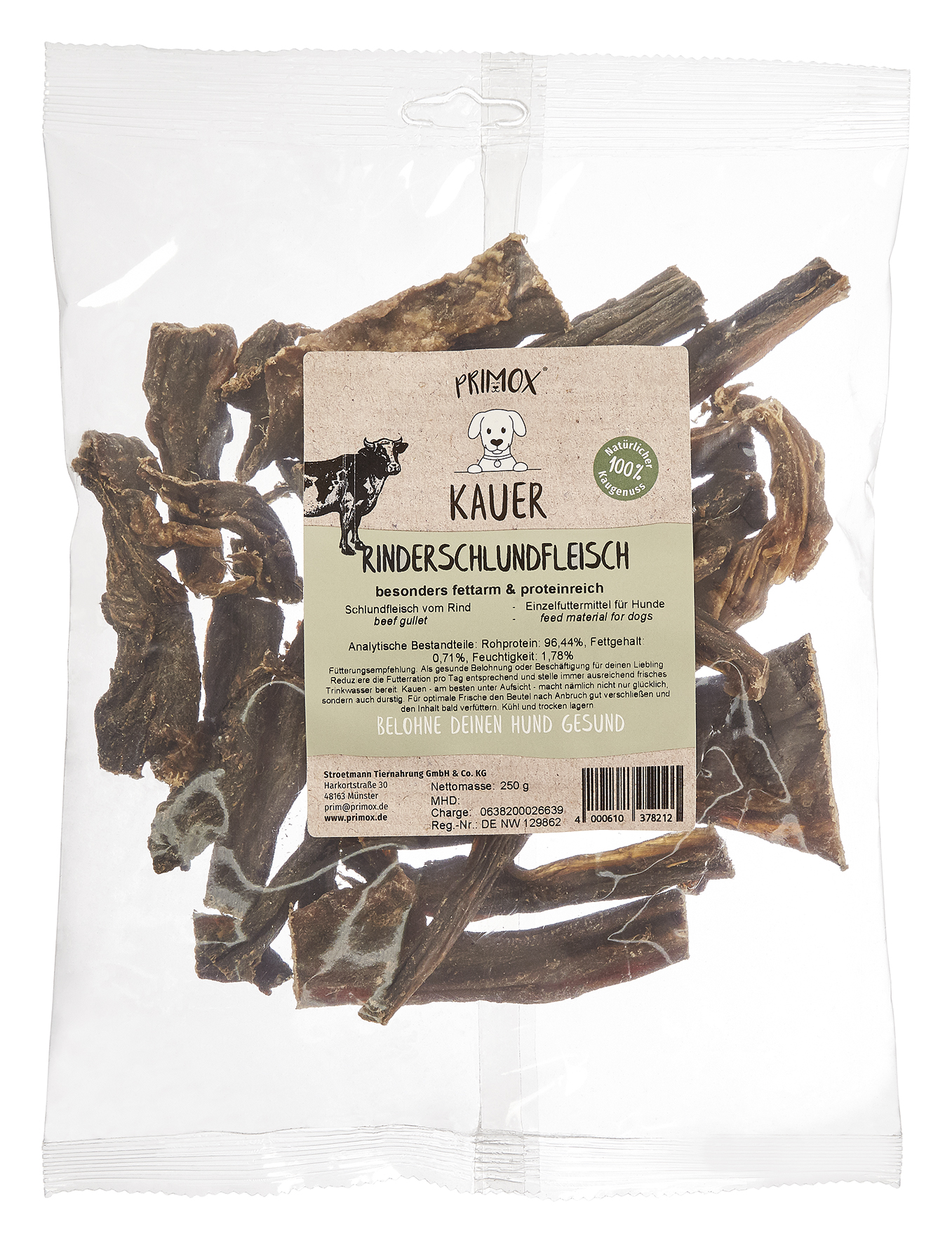Rinderschlundfleisch 250g