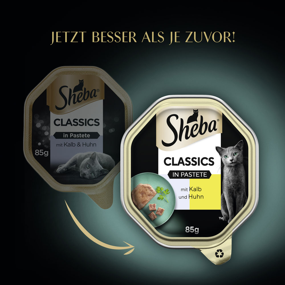 Sheba - Classic Kalb & Huhn - 22 x 85 g - 2