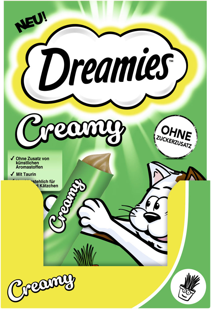 Dreamies - Creamy Multipack Katzenminze - 11 x 4x10g - 3