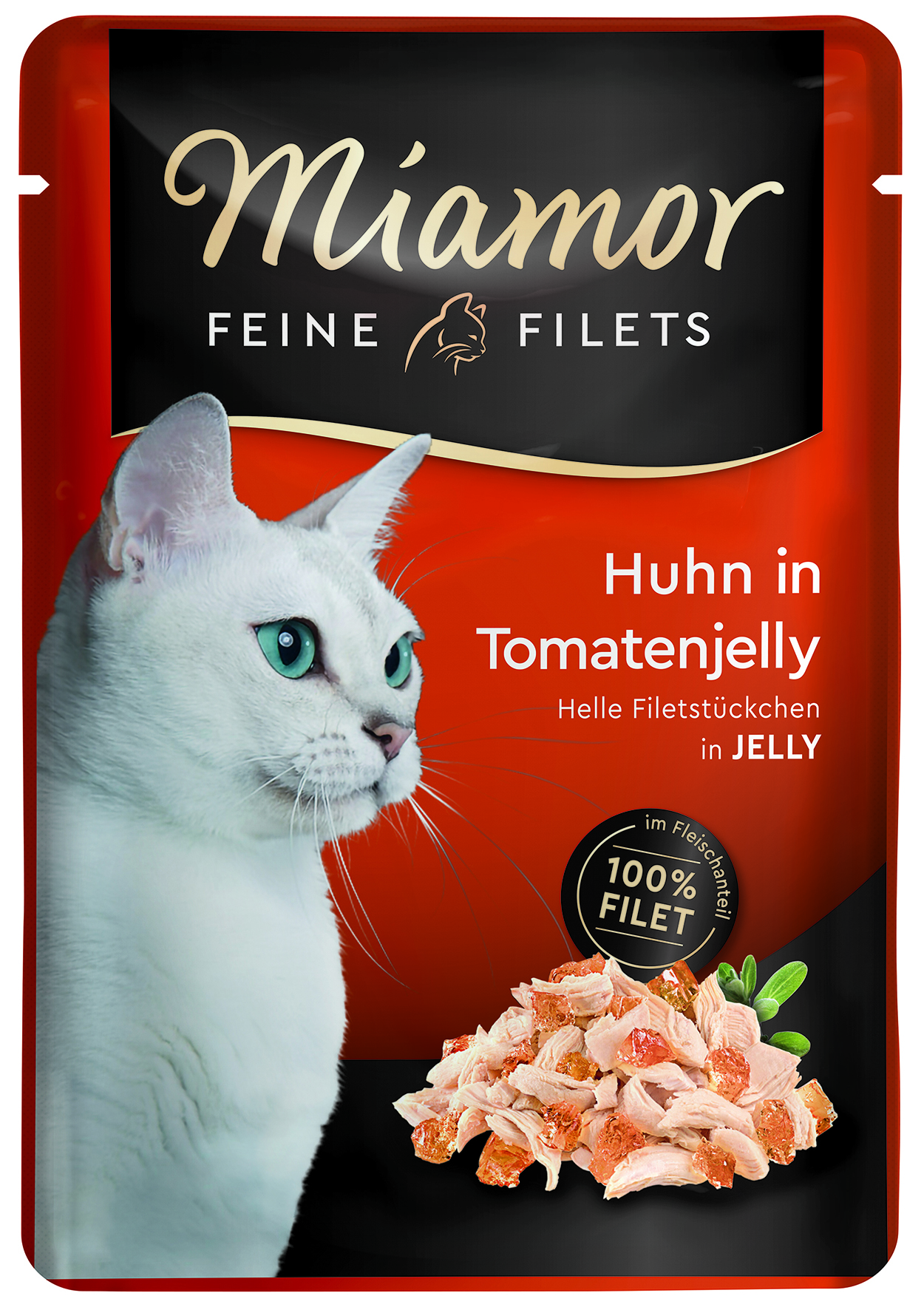 Miamor - Feine Filets Huhn in Tomatenjelly - 24 x 100 g - 1